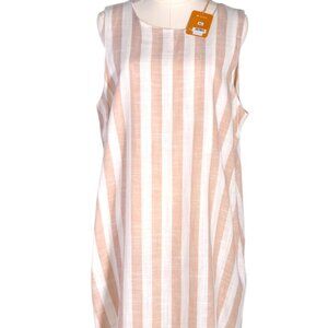 DKR Vertical Stripe Sleeveless Dress